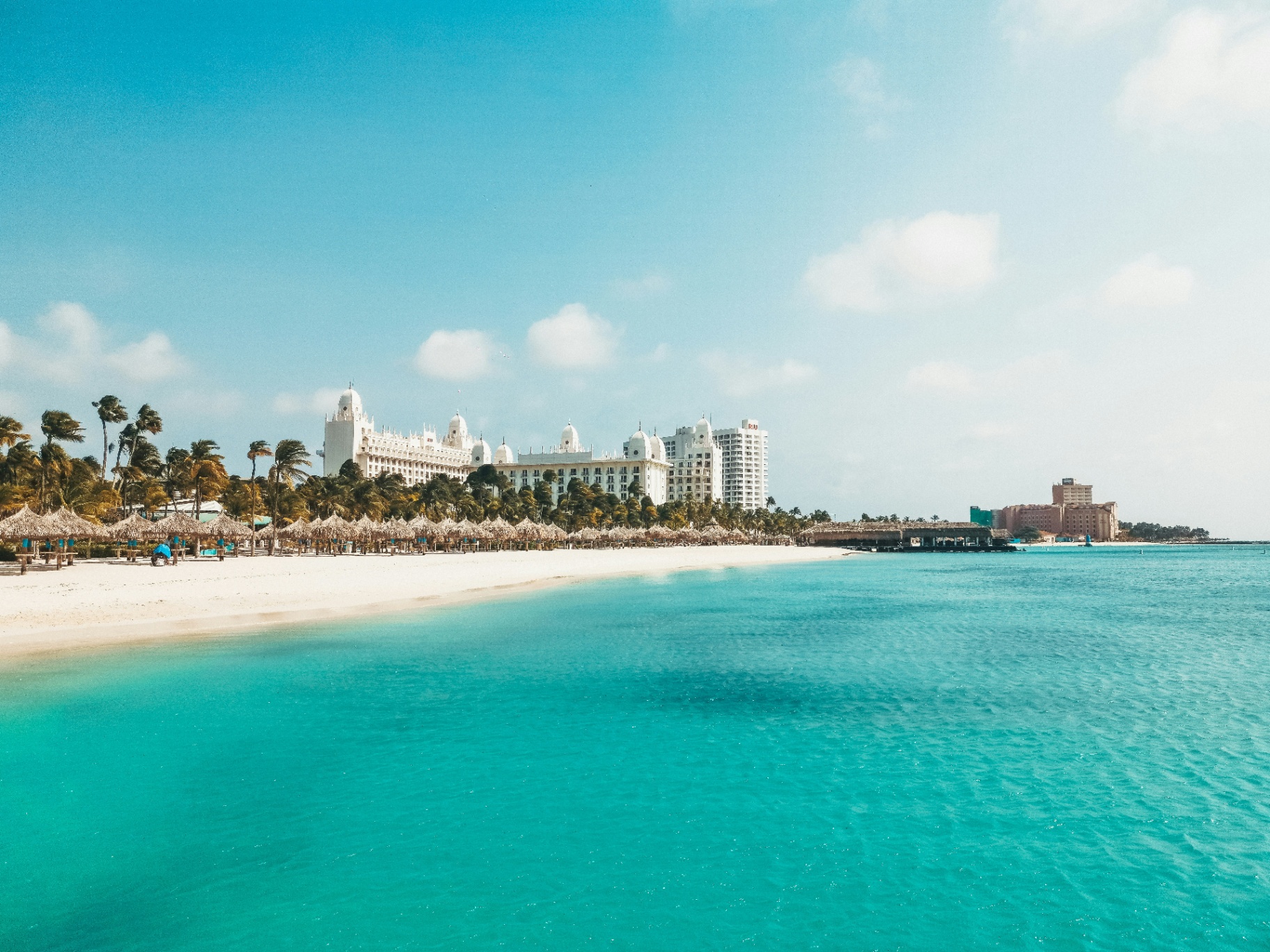 Palm Beach Aruba — Resort strip, watersports and the lively boulevard.